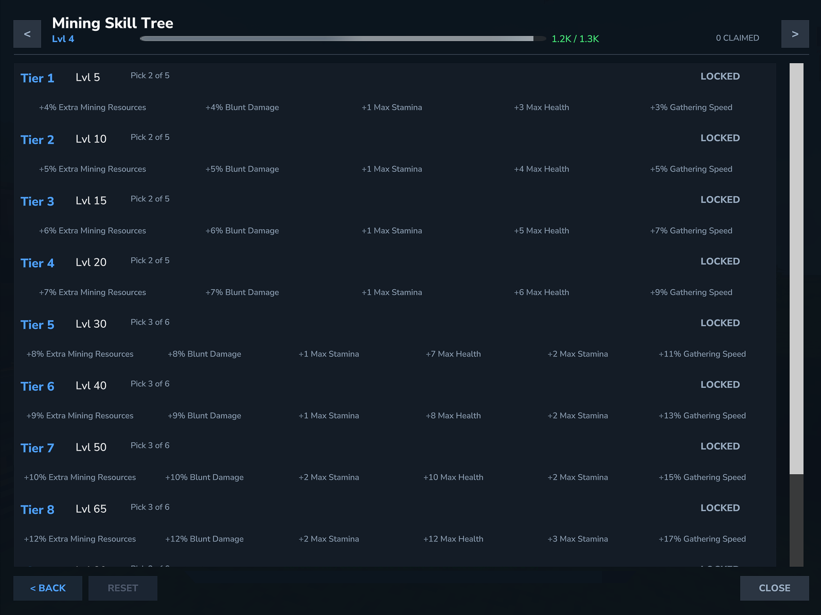 Skill proficiency system