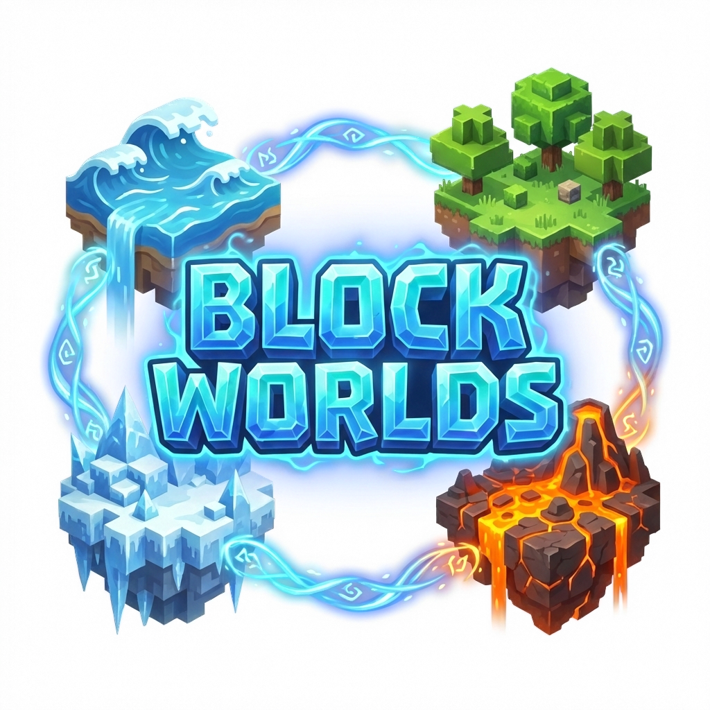 Block Worlds Logo